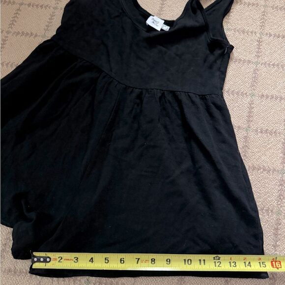 Princess Polly black cotton linen blend one piece flowy boho romper 2 - Picture 6 of 9